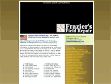 Tablet Screenshot of fraziersfieldrepair.com
